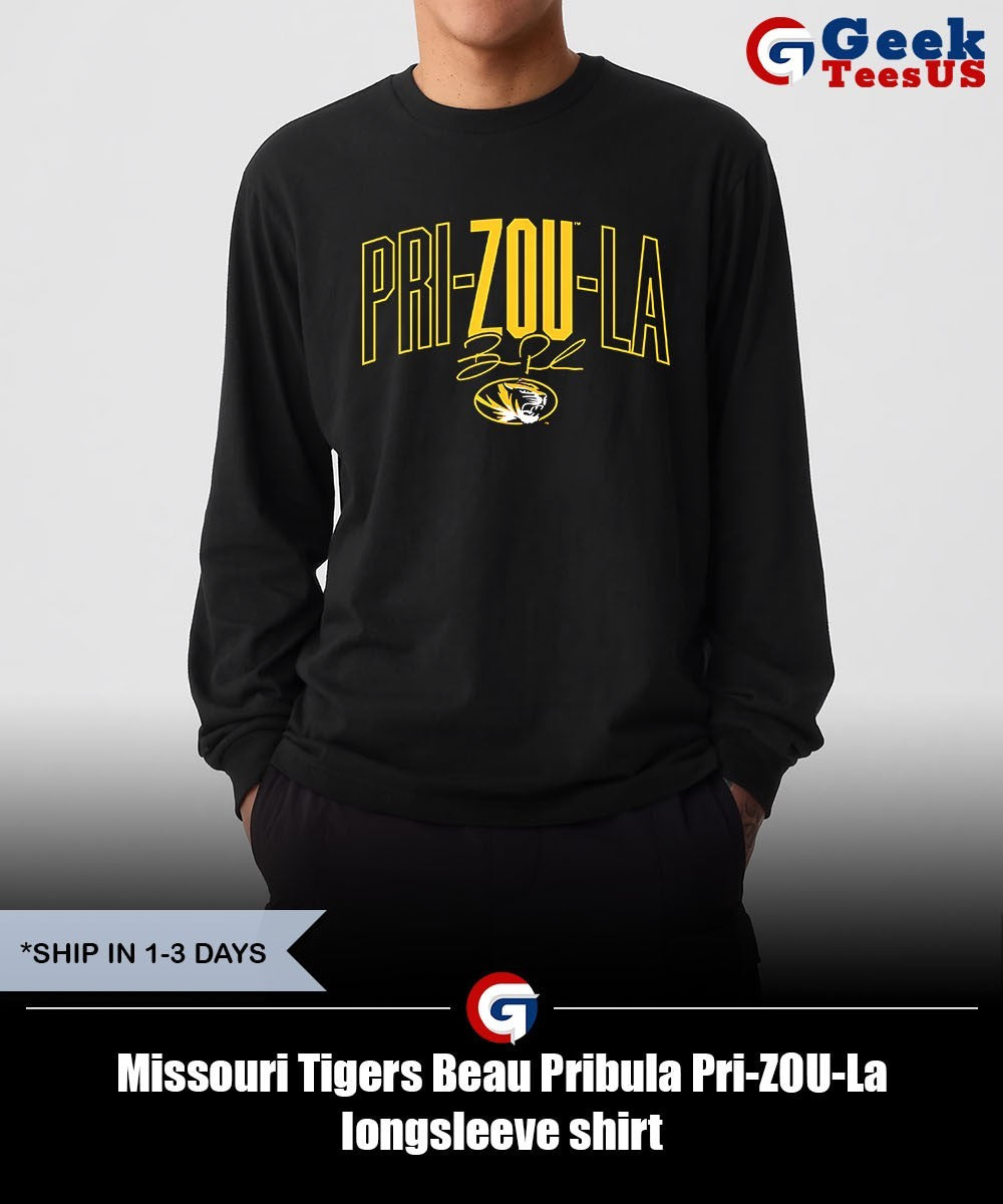 Missouri Tigers Beau Pribula Pri-ZOU-La shirt