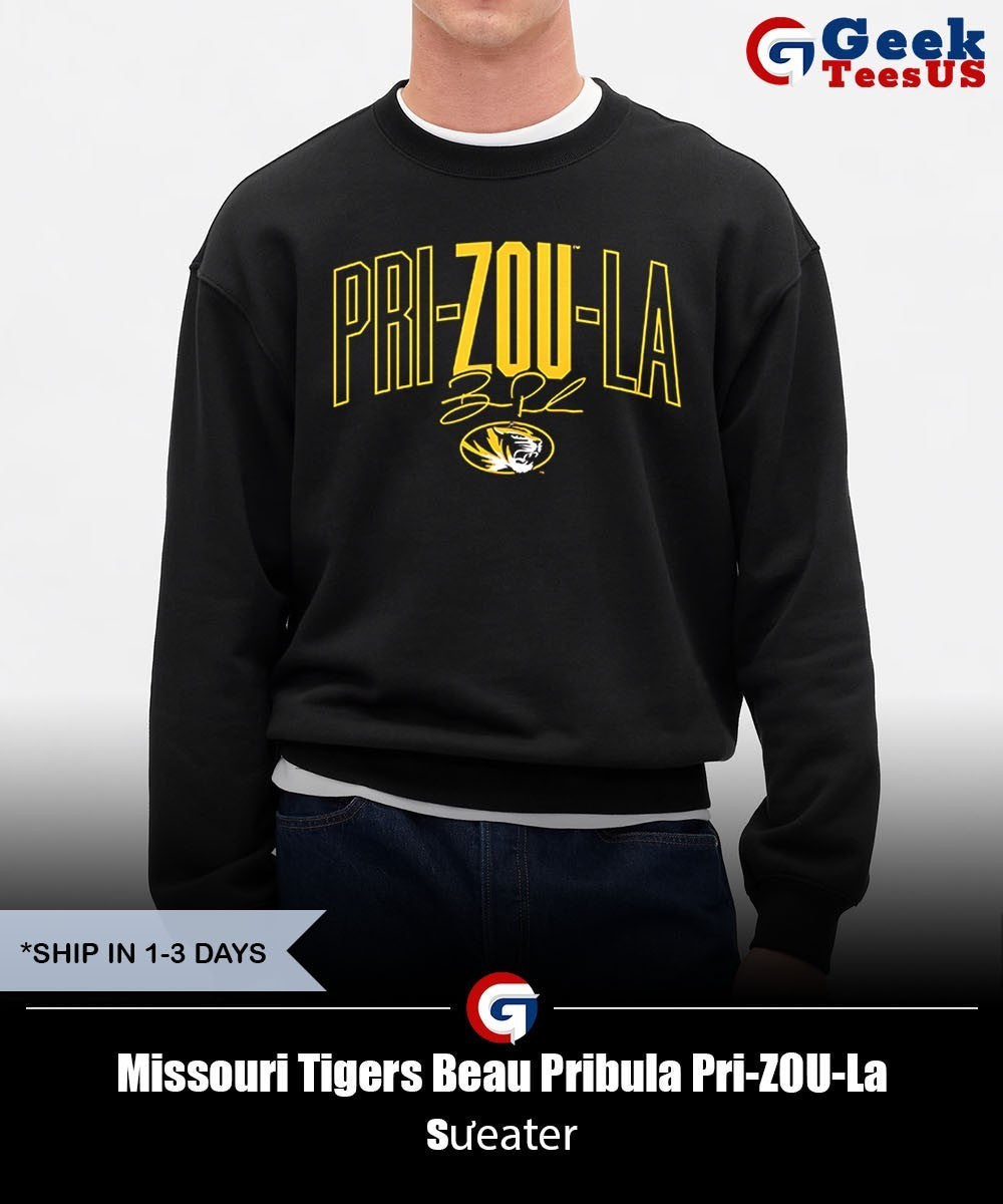 Missouri Tigers Beau Pribula Pri-ZOU-La shirt