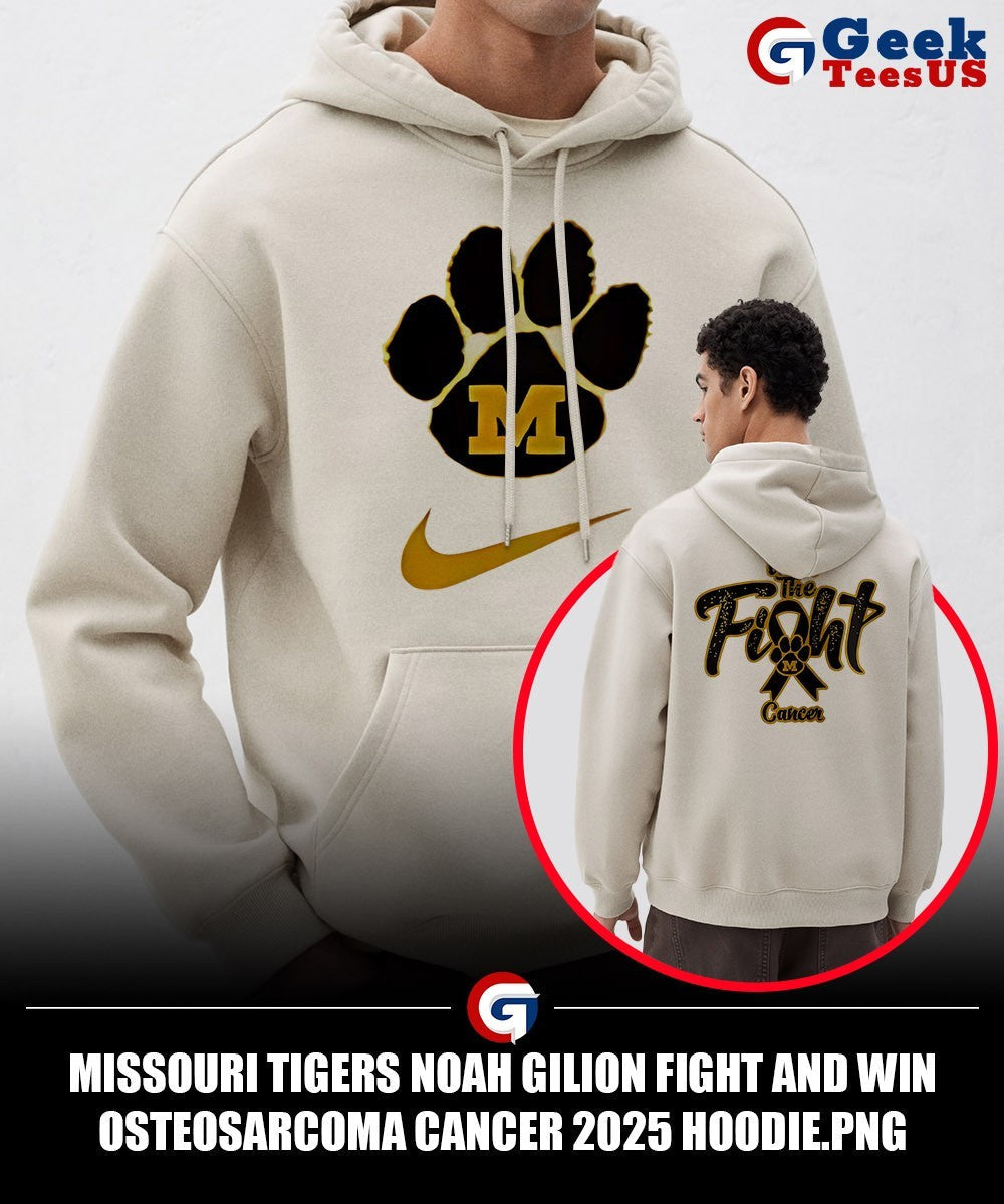 Missouri Tigers Noah Gilion Fight and Win Osteosarcoma Cancer 2025 shirt