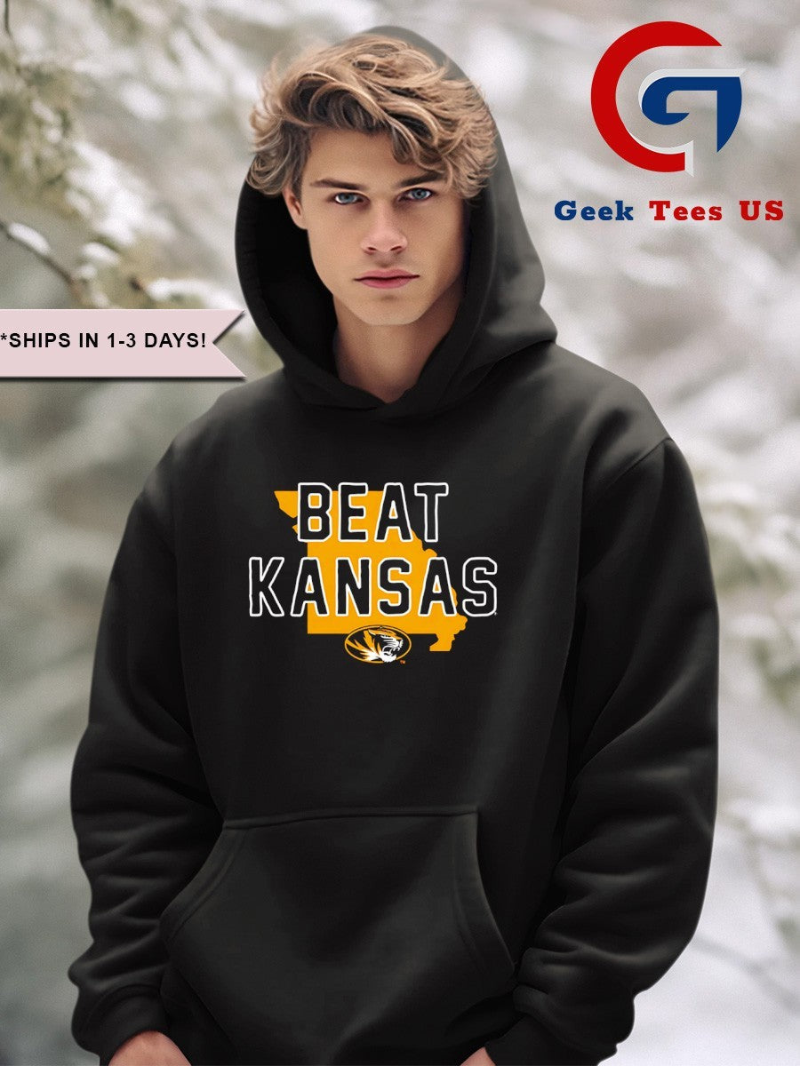 Missouri Tigers beat Kansas Jayhawks logo shirt
