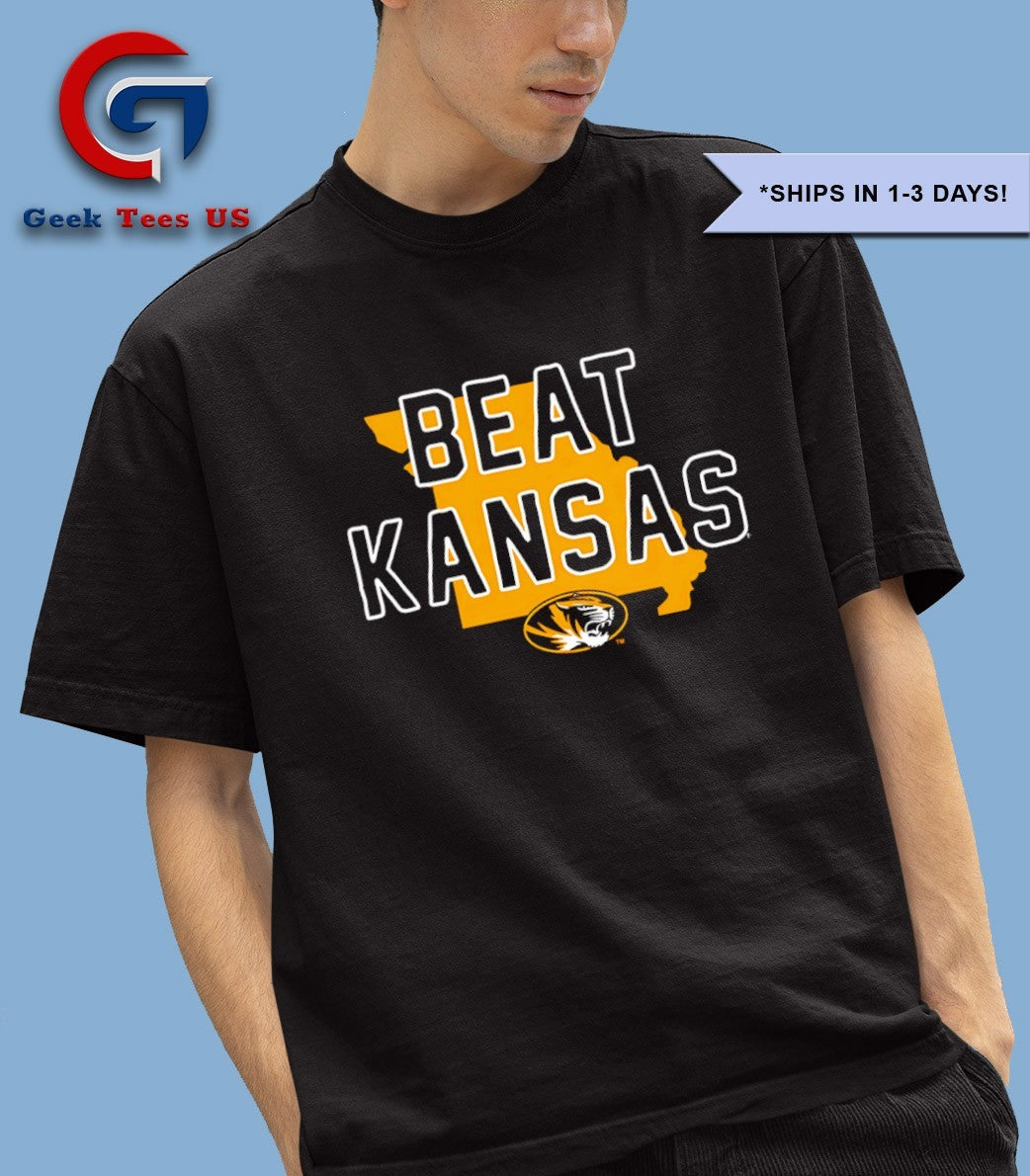 Missouri Tigers beat Kansas Jayhawks logo shirt