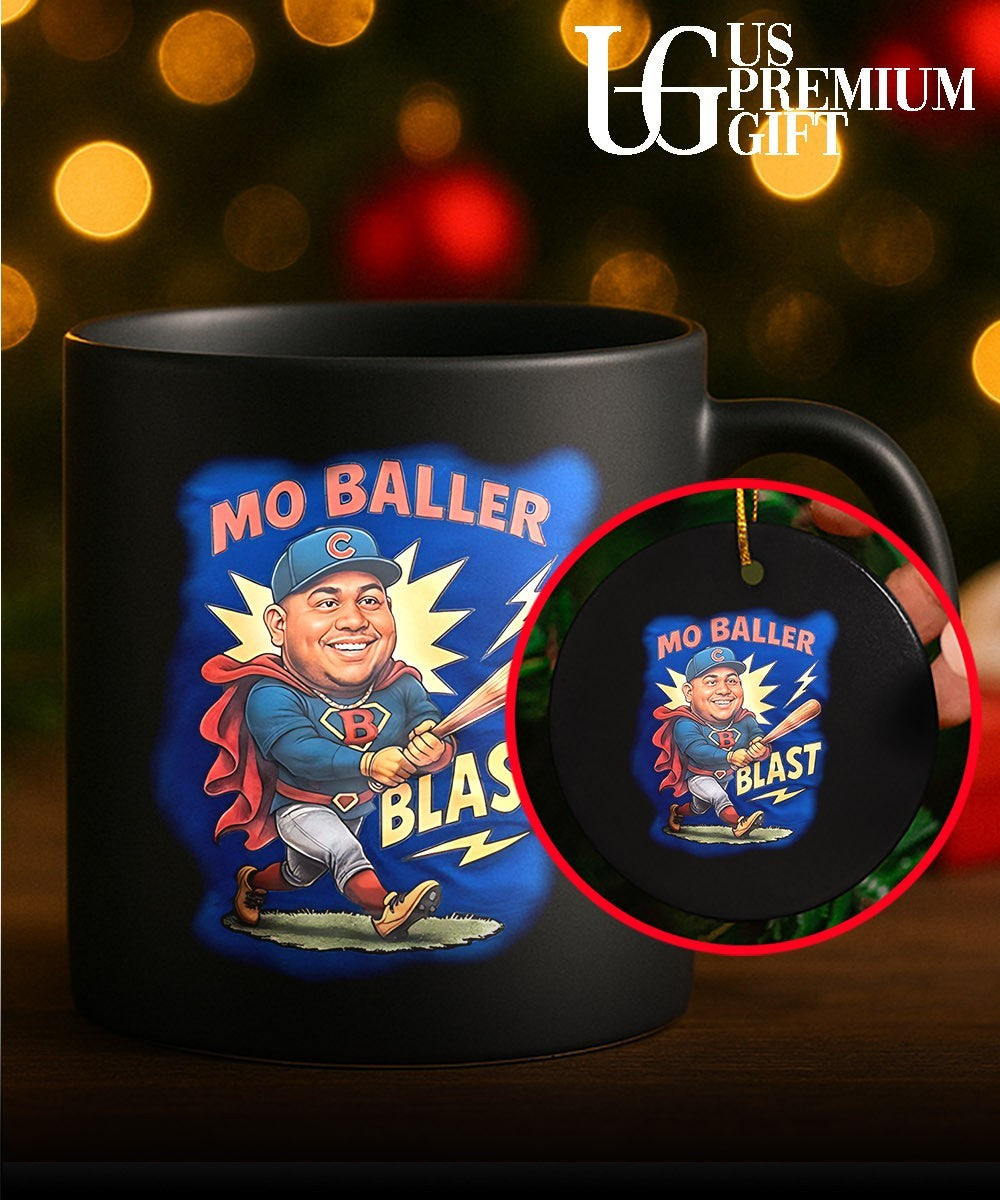 Mo Baller Blast Chicago Cubs cartoon T-shirt