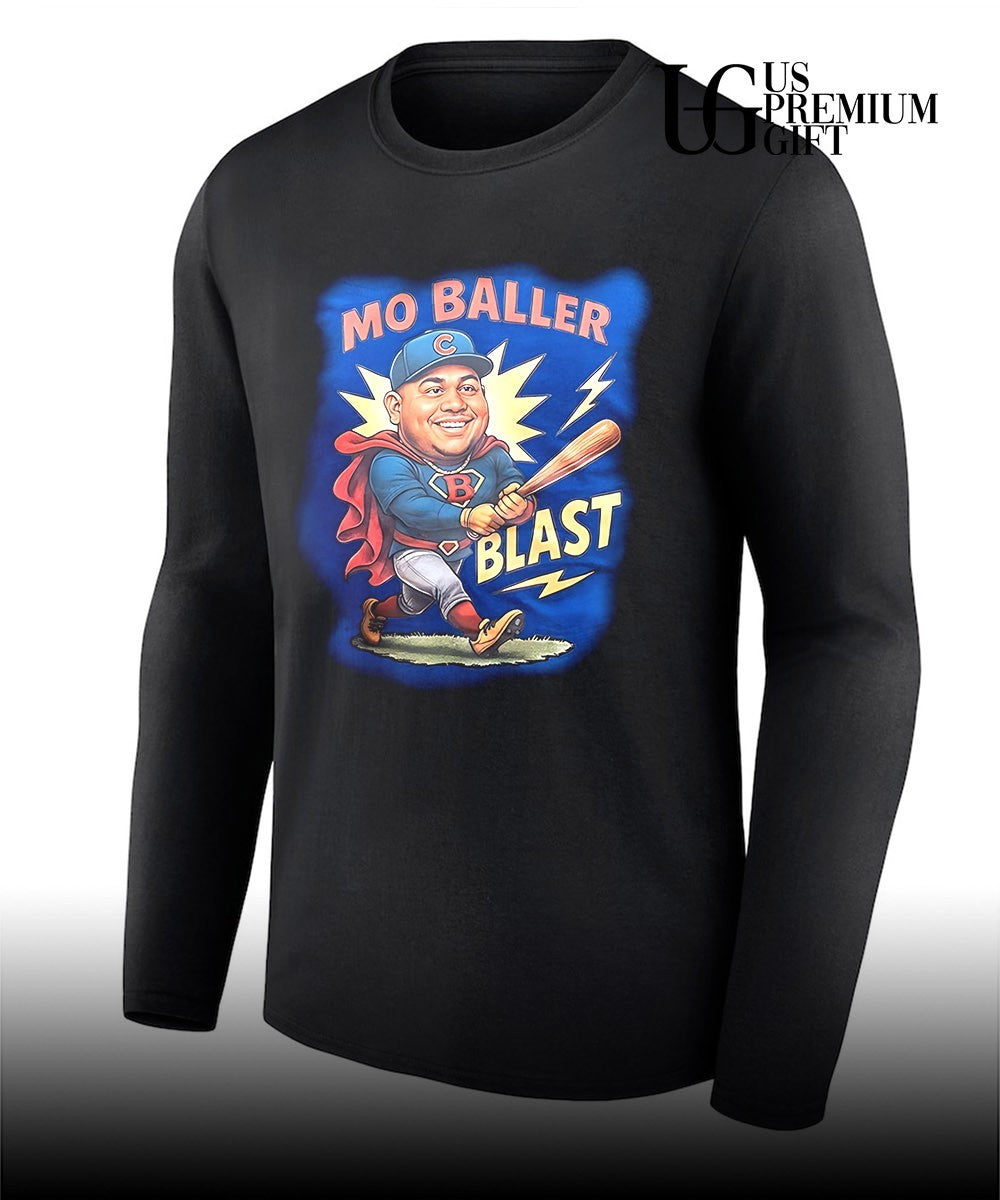 Mo Baller Blast Chicago Cubs cartoon T-shirt