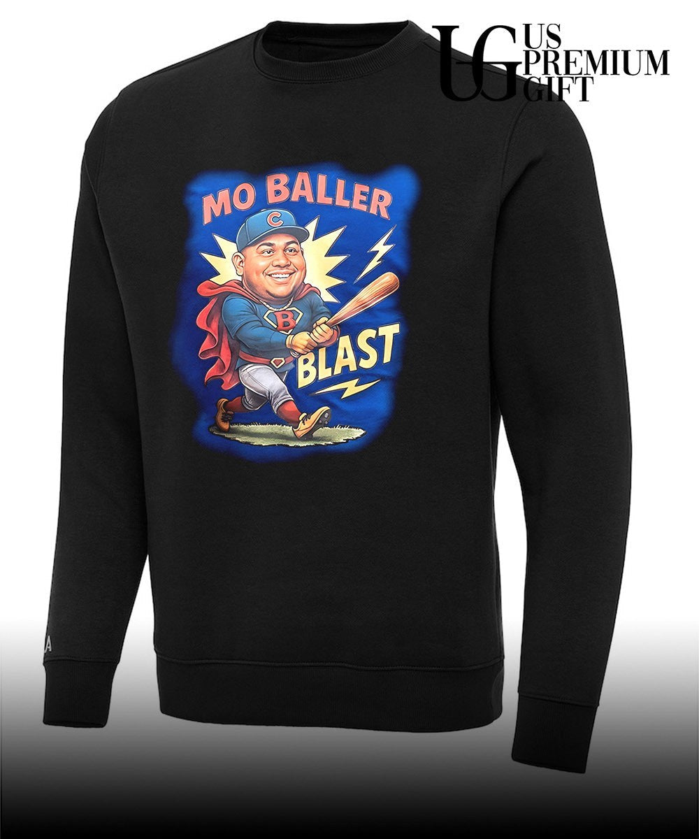 Mo Baller Blast Chicago Cubs cartoon T-shirt