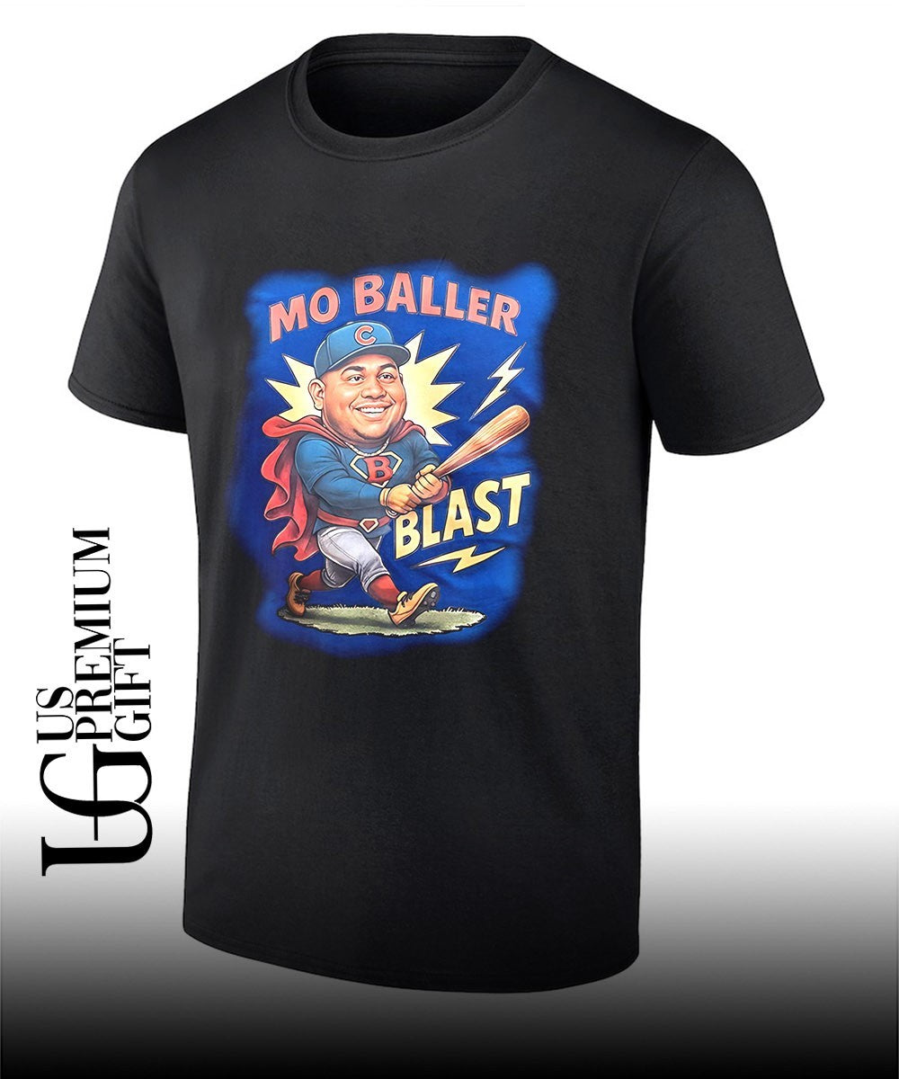 Mo Baller Blast Chicago Cubs cartoon T-shirt