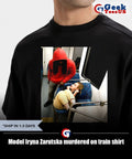 Model Iryna Zarutska murdered on train shirt