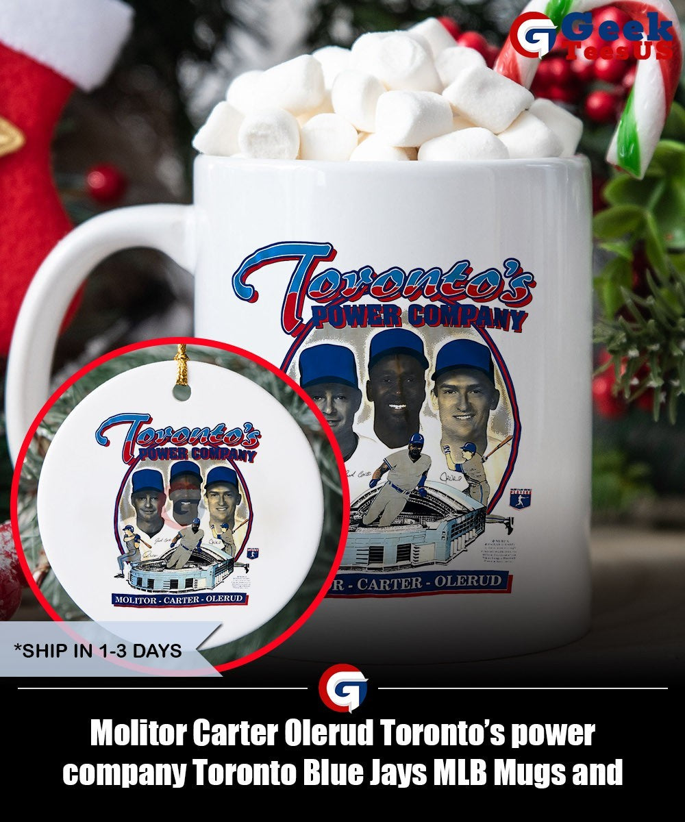 Molitor Carter Olerud Toronto’s power company Toronto Blue Jays MLB shirt