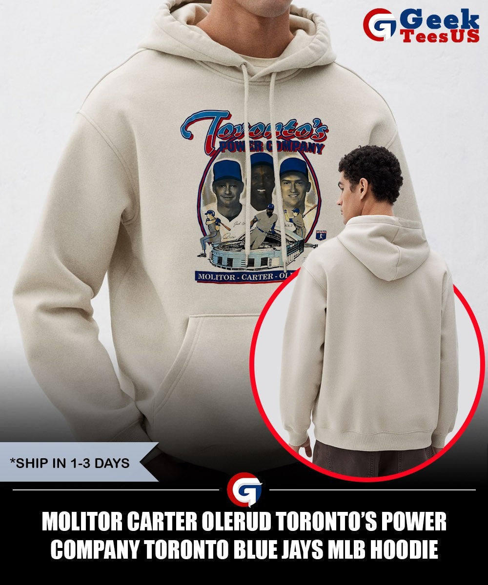 Molitor Carter Olerud Toronto’s power company Toronto Blue Jays MLB shirt