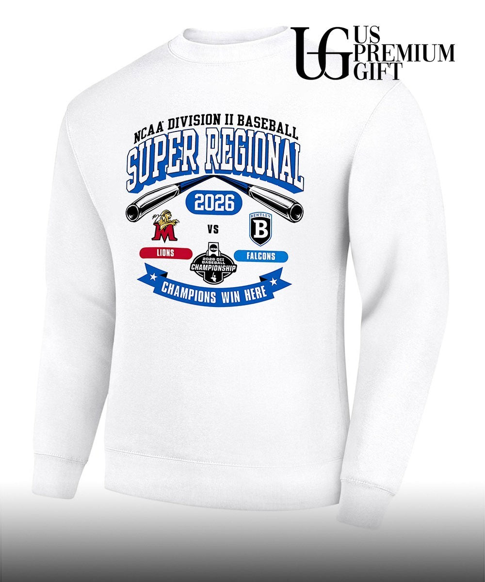Molloy Lions and Bentley Falcons Division II Baseball Super Regional 2026 Champions Win Here shirt