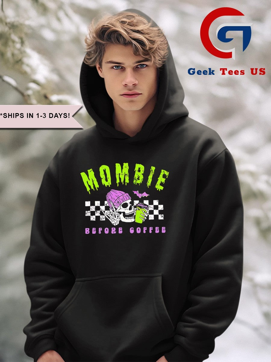 Mombie Before Coffee Spooky Mama Halloween 2025 shirt