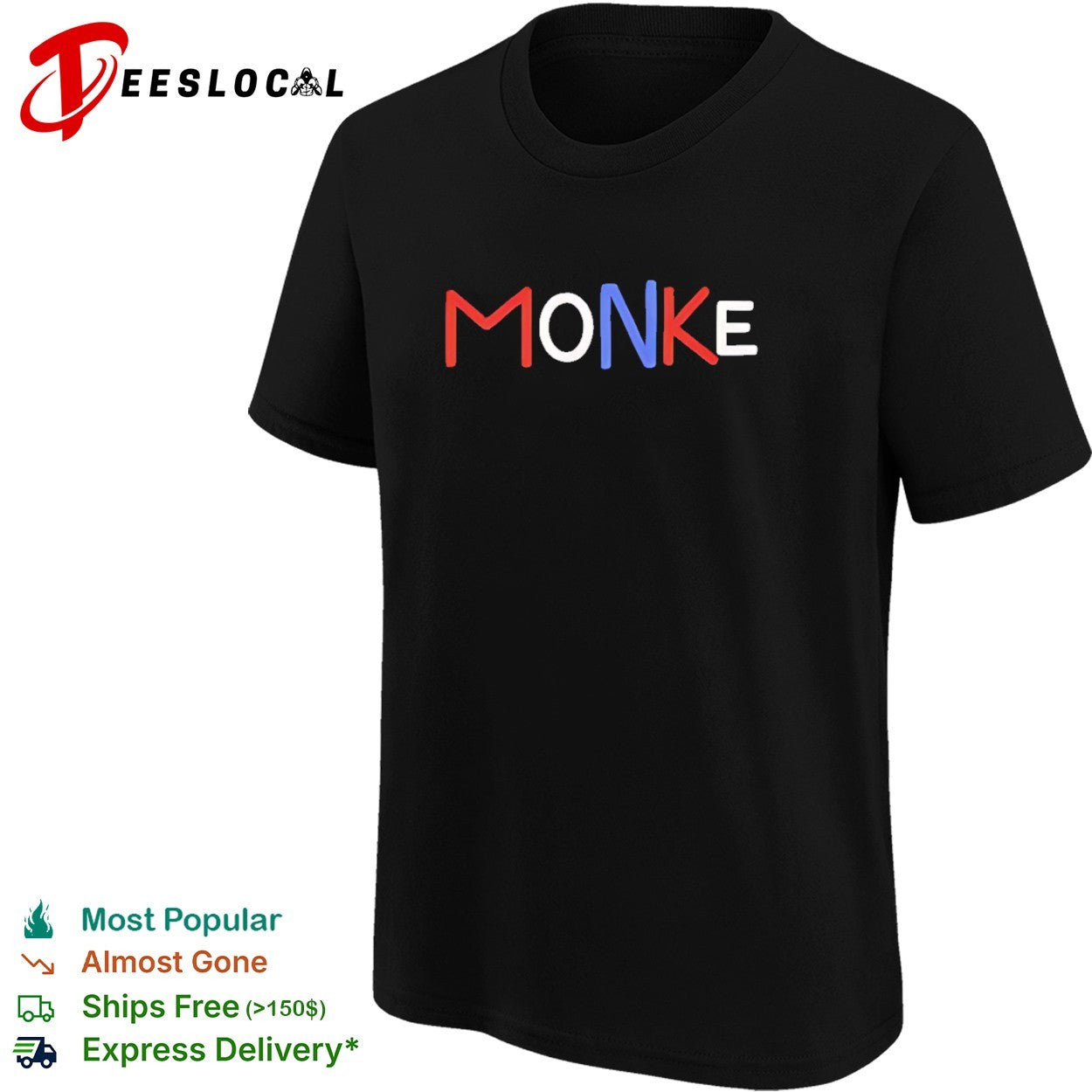 Monke logo basic shirt