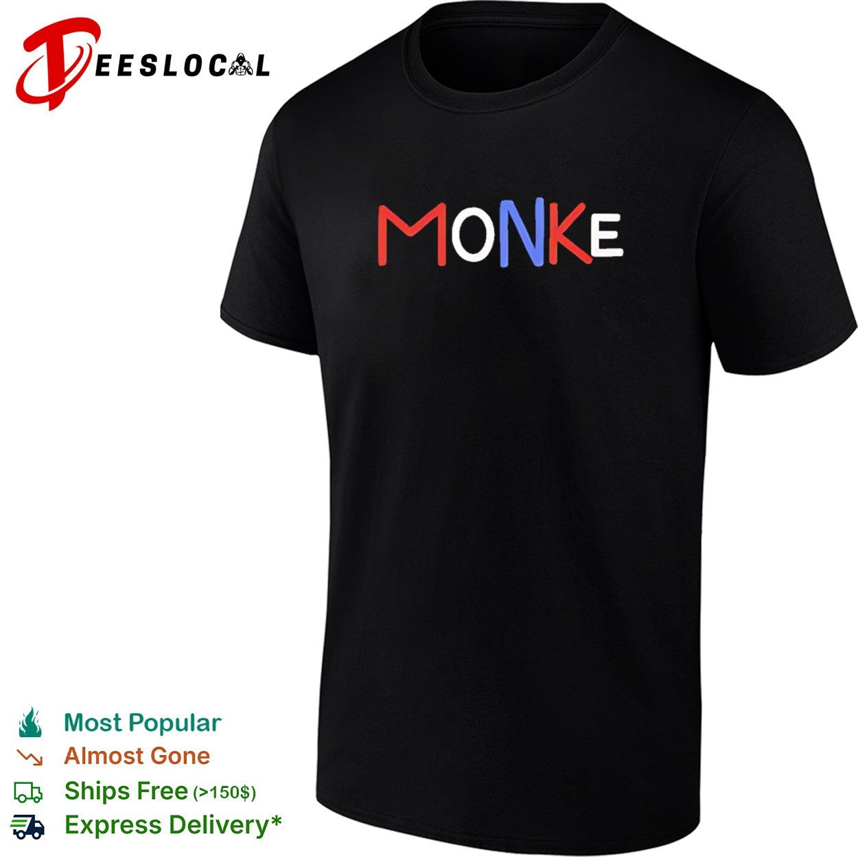 Monke logo basic shirt