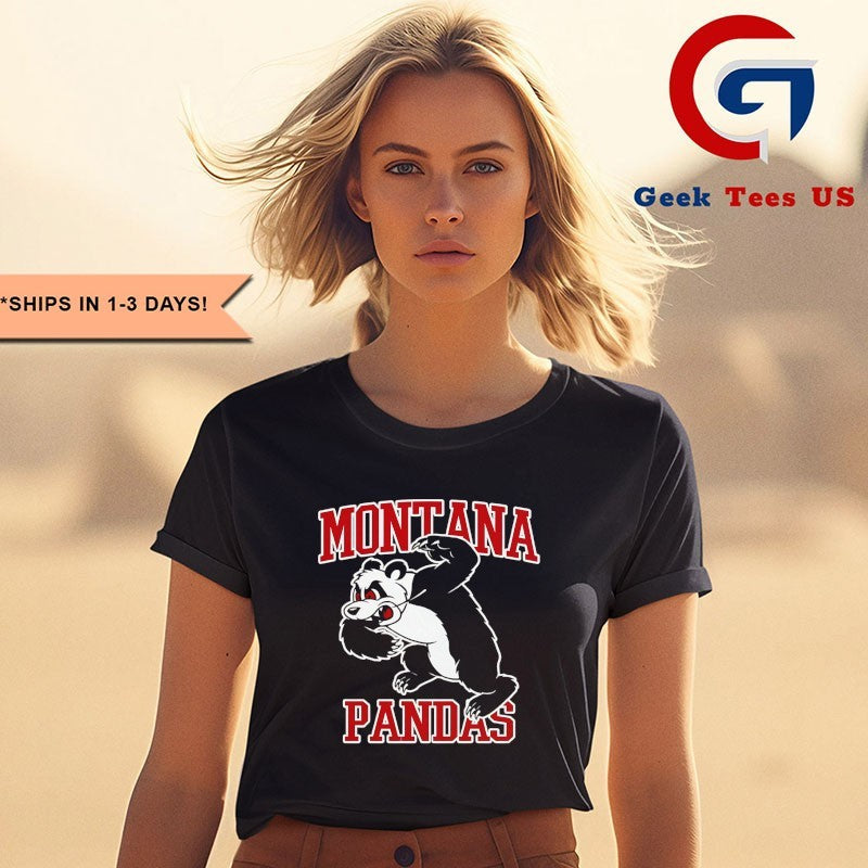 Montana Pandas Football mascot shirt