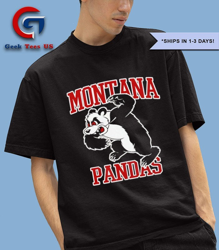 Montana Pandas Football mascot shirt