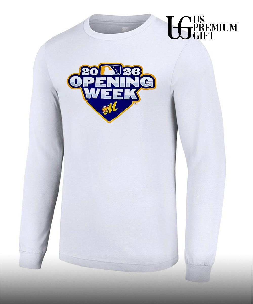 Montgomery Biscuits 2026 MLB Opening week logo shirt