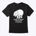 Moo Deng Born To Sleep World Is A Zoo T Shirt