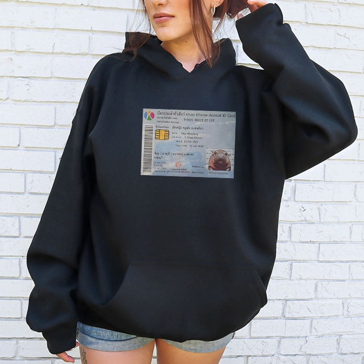 Moo Deng ID Card Shirt
