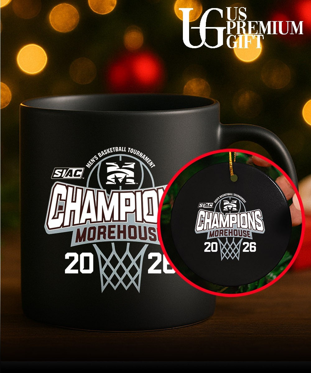 Morehouse College Men’s Basketball 2026 SIAC Tournament Champions shirt