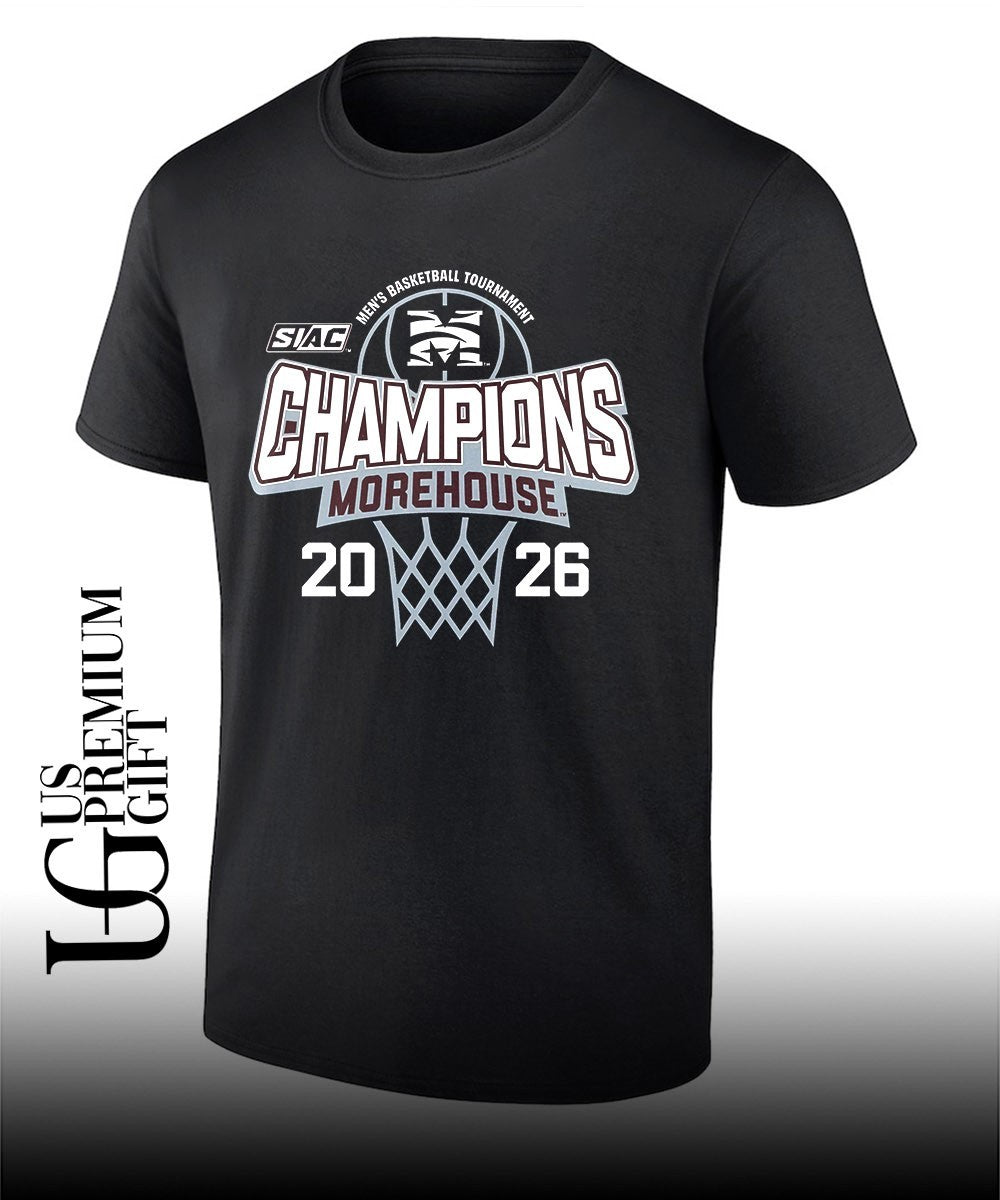 Morehouse College Men’s Basketball 2026 SIAC Tournament Champions shirt