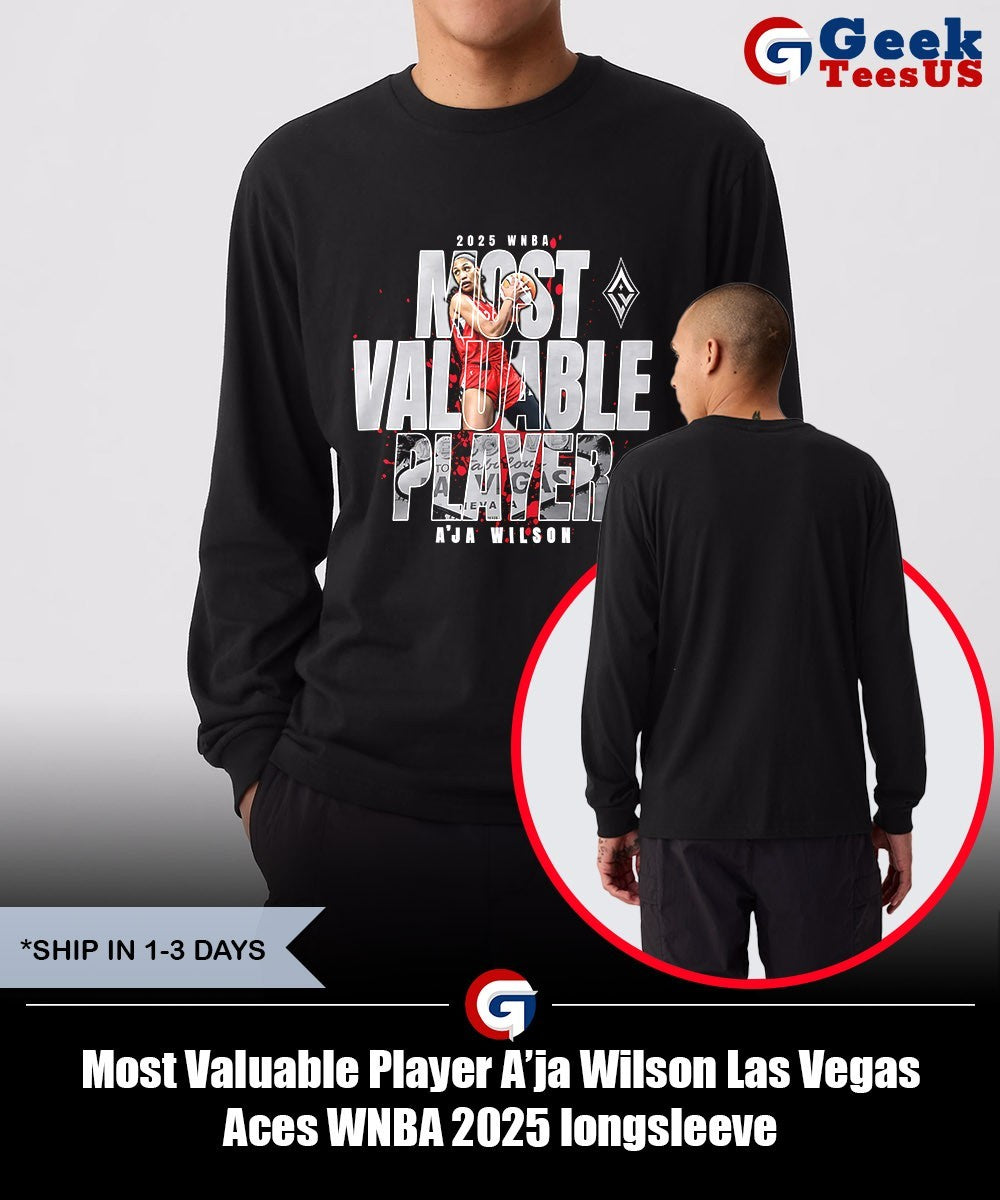 Most Valuable Player A’ja Wilson Las Vegas Aces WNBA 2025 shirt