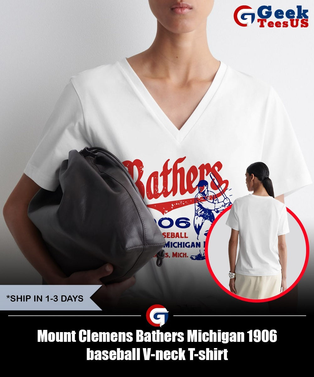 Mount Clemens Bathers Michigan 1906 baseball shirt