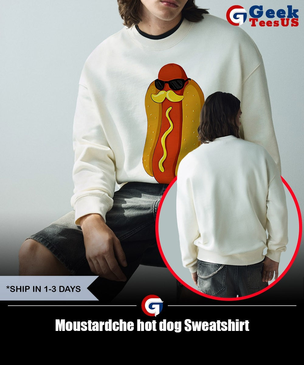 Moustardche hot dog shirt