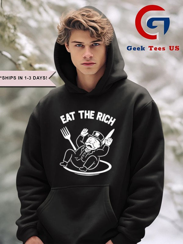 Mr. Monopoly eat the rich shirt