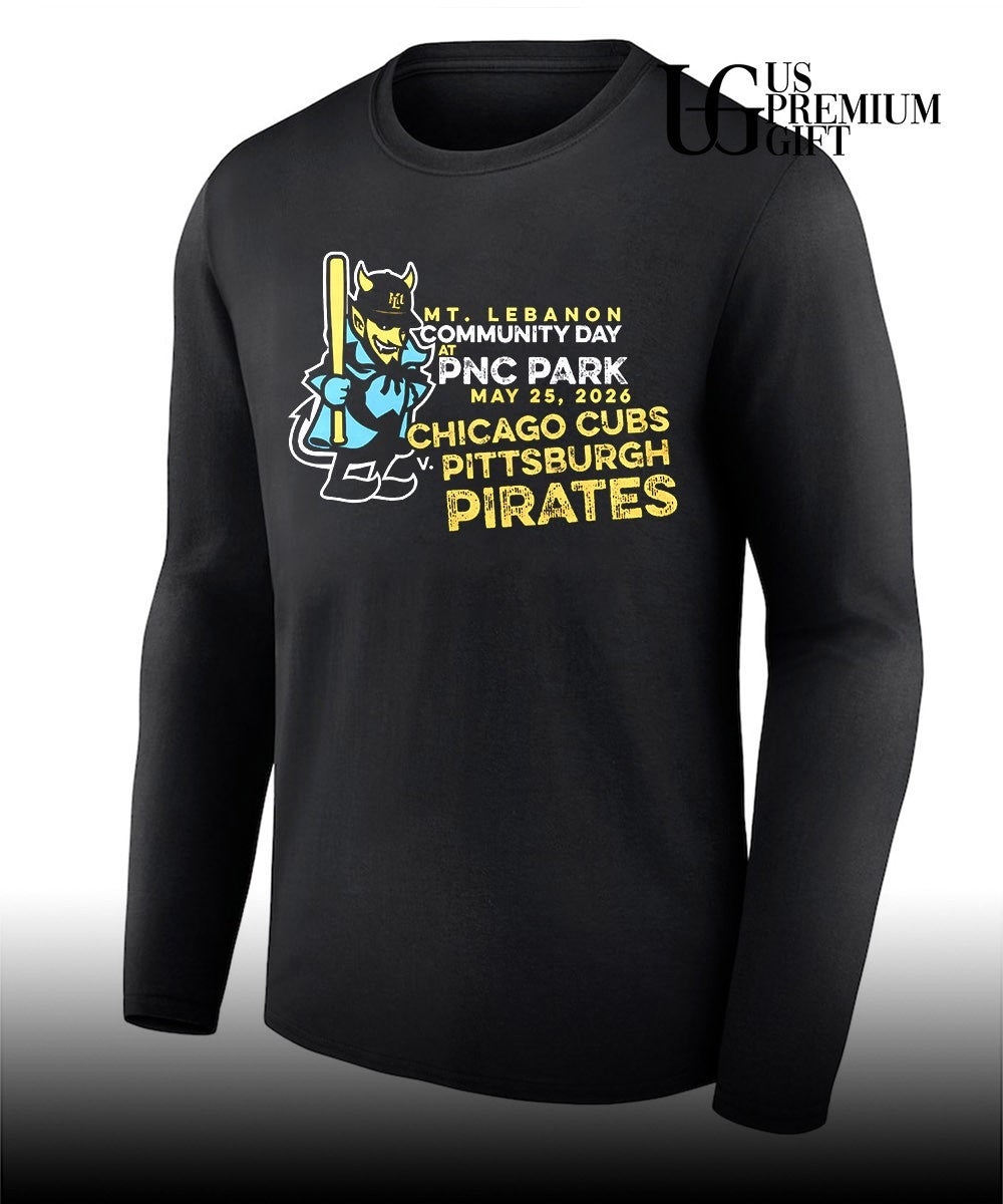 Mt. Lebanon Community Day Chicago Cubs vs Pittsburgh Pirates 2026 shirt
