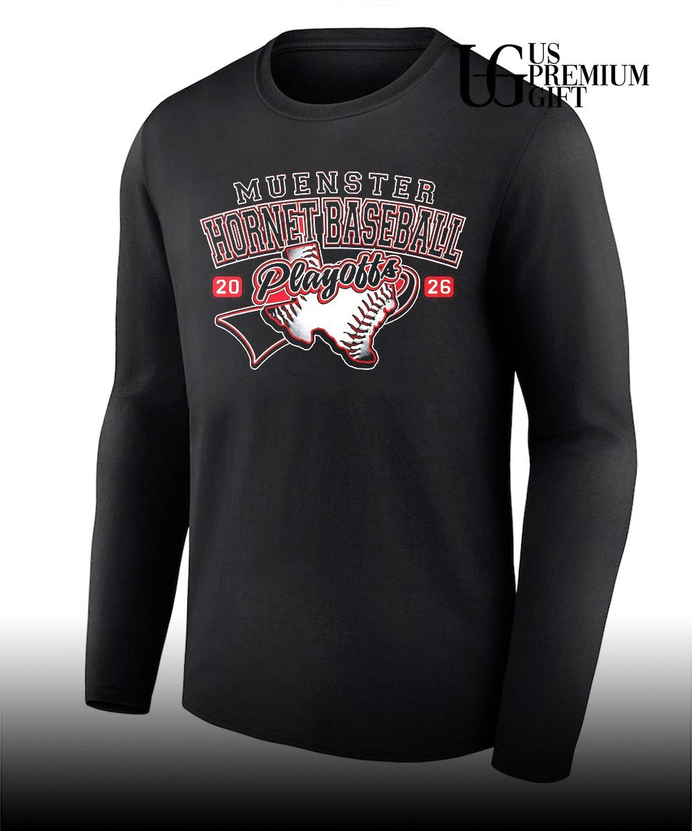 Muenster Hornet Baseball Playoffs 2026 shirt