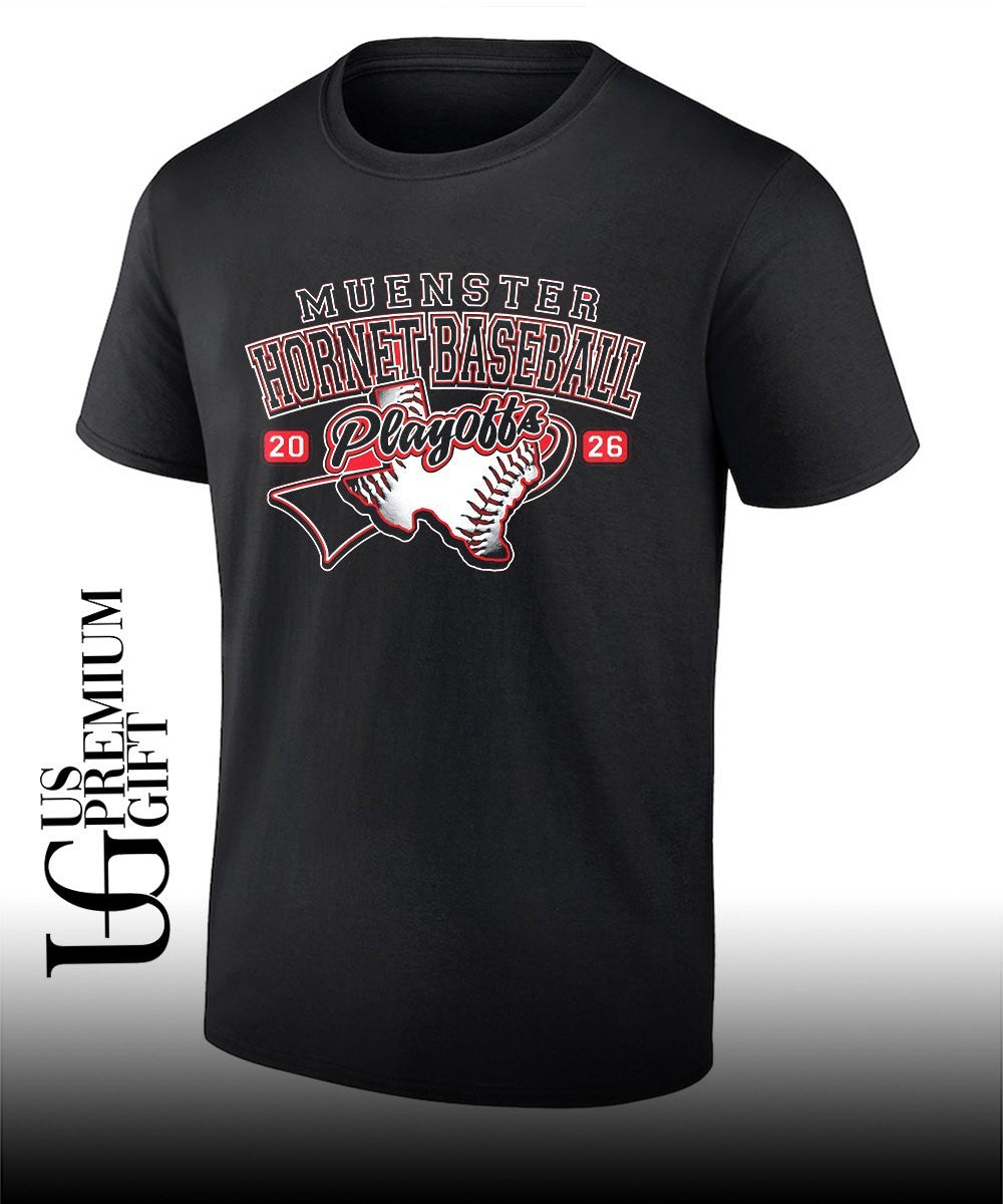 Muenster Hornet Baseball Playoffs 2026 shirt