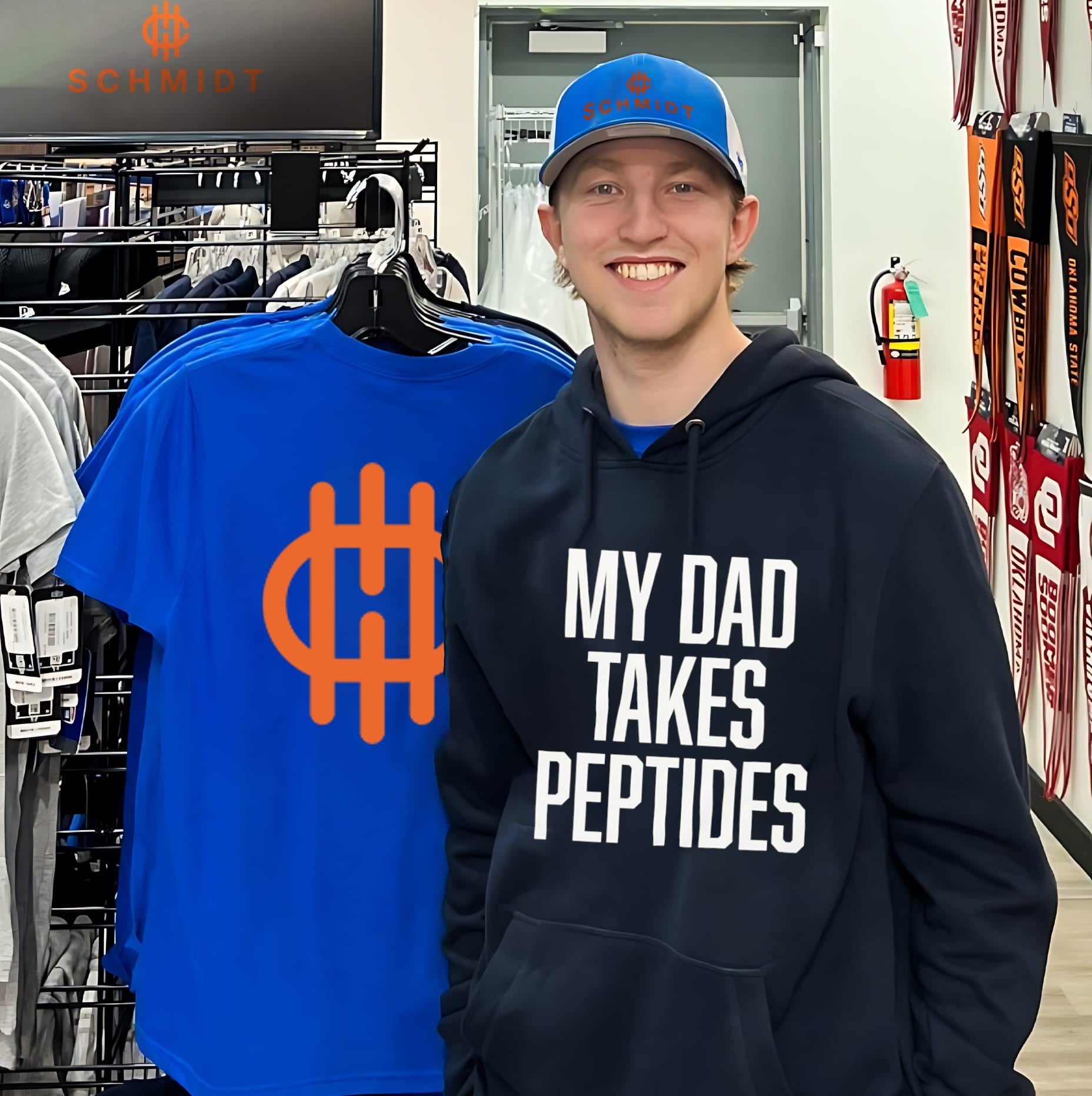 My Dad Takes Peptides Funny Father’s Day shirt