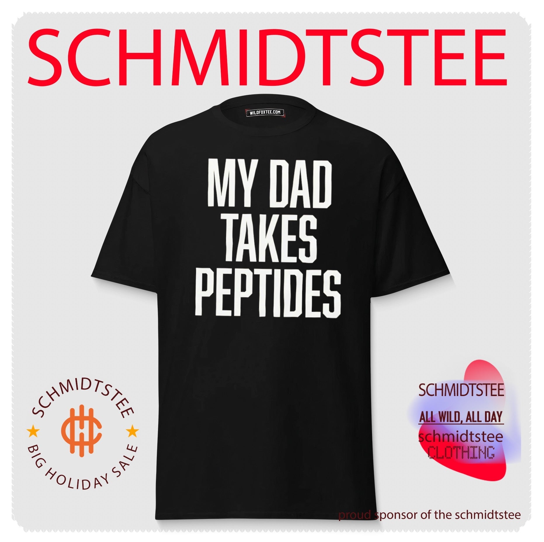 My Dad Takes Peptides Funny Father’s Day shirt