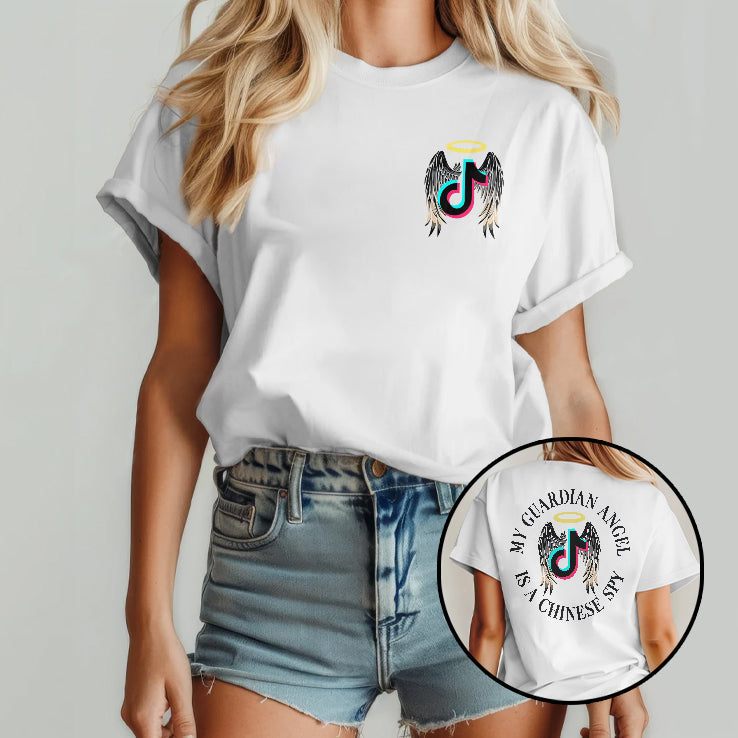 My Guardian Angel Is A Chinese Spy Tiktok T Shirt
