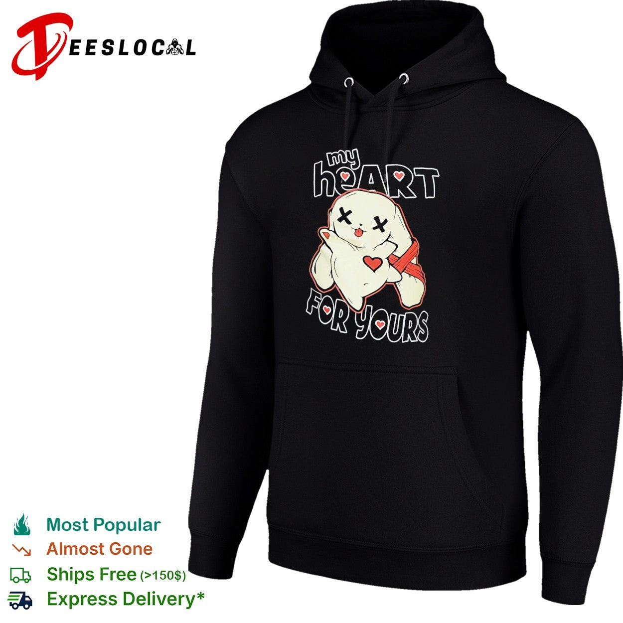 My Heart for Yours Voodoo Bunny Rabbit emo aesthetic shirt