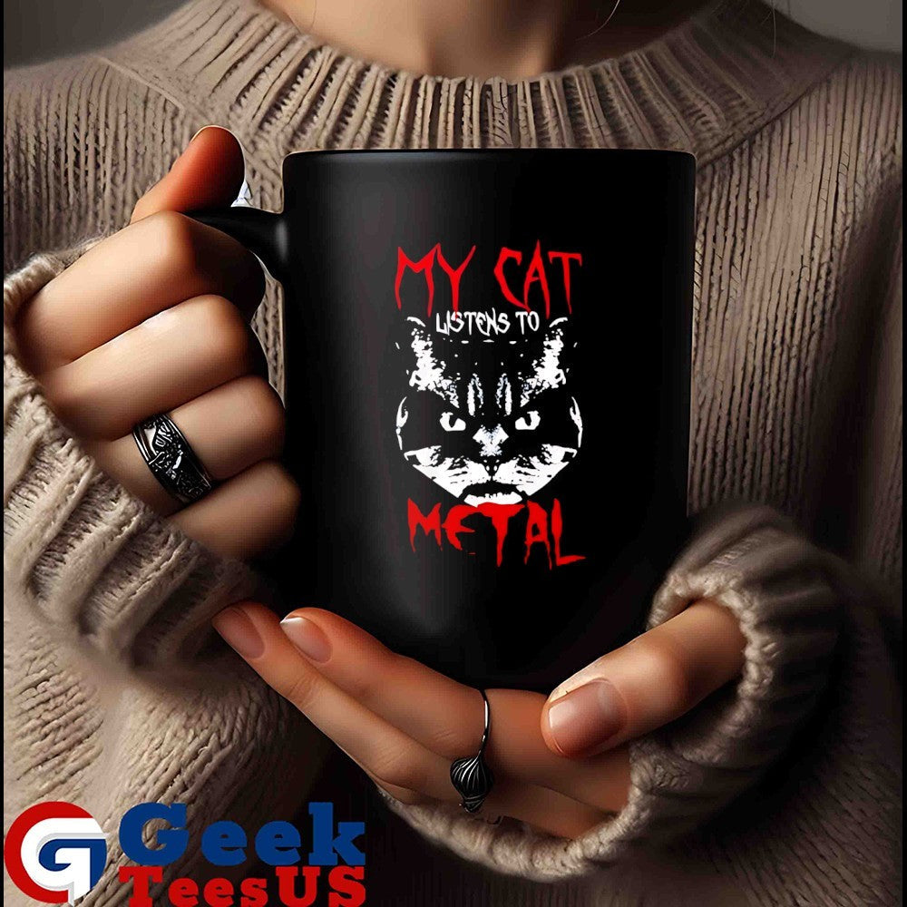 My cat listens to Metal shirt