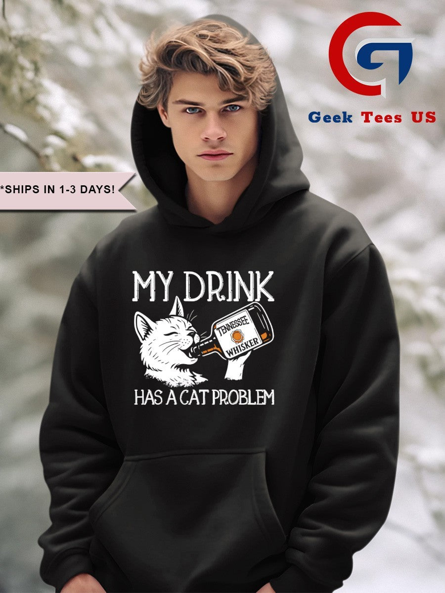 My drink has a cat problem shirt