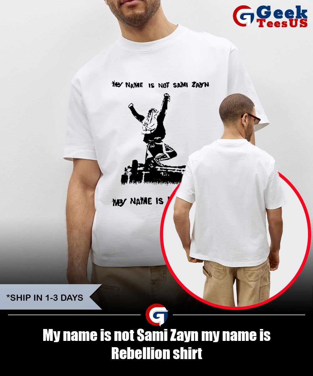 My name is not Sami Zayn my name is Rebellion shirt