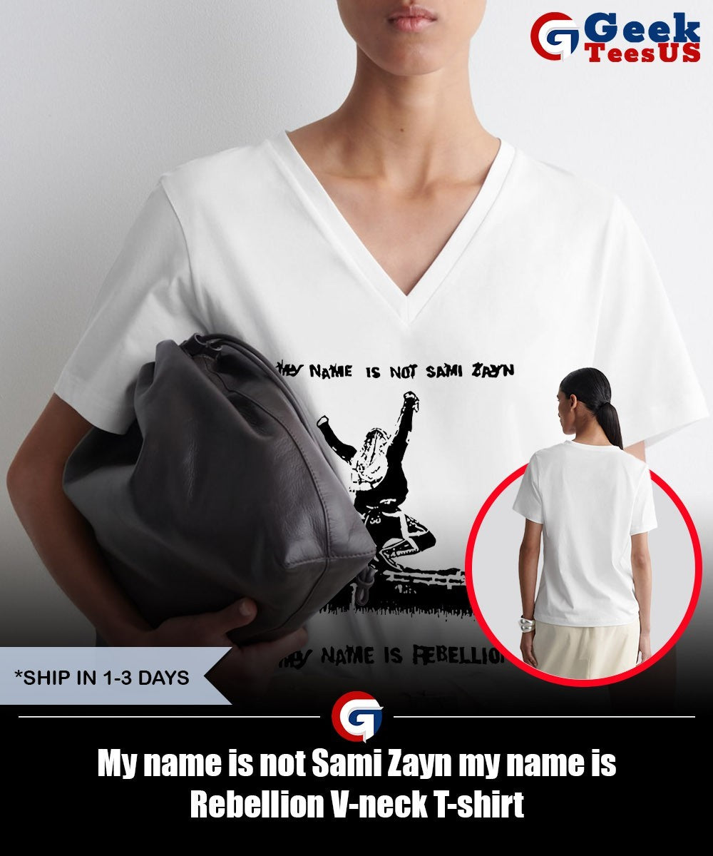 My name is not Sami Zayn my name is Rebellion shirt
