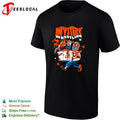 Mystery Wrestling Masked Luchador Octopus Hot Dog Box This Way Fragile shirt