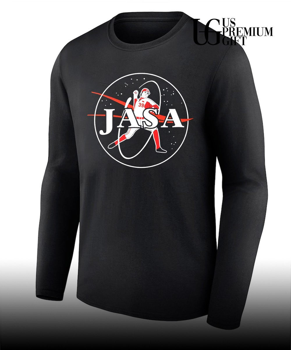 NASA Carson Jasa 39 Nebraska Cornhuskers baseball shirt