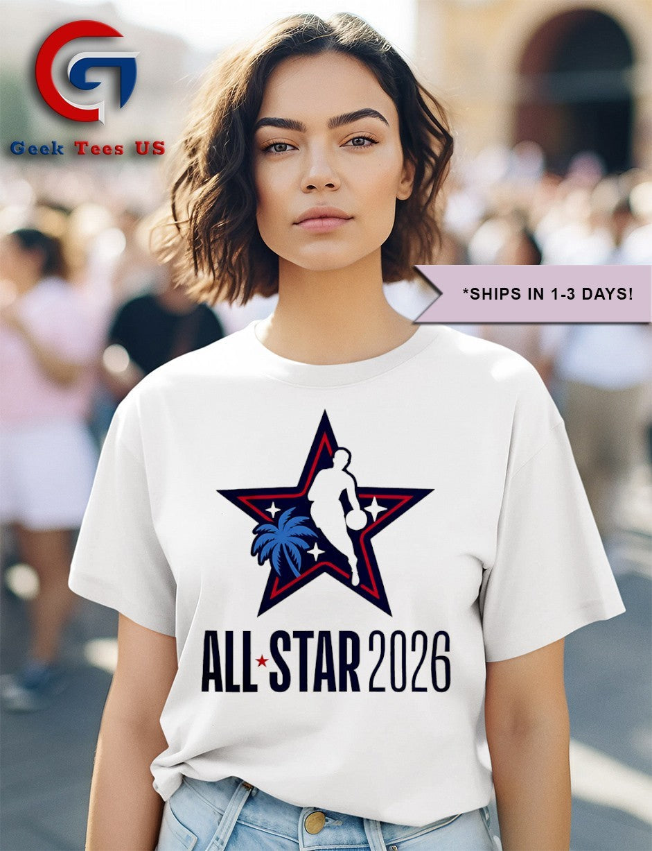 NBA All-Star 2026 Basketball Game Star logo shirt