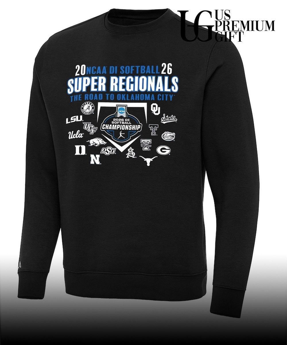 NCAA Division I Softball Super Regionals 2026 The Road to Oklahoma City shirt
