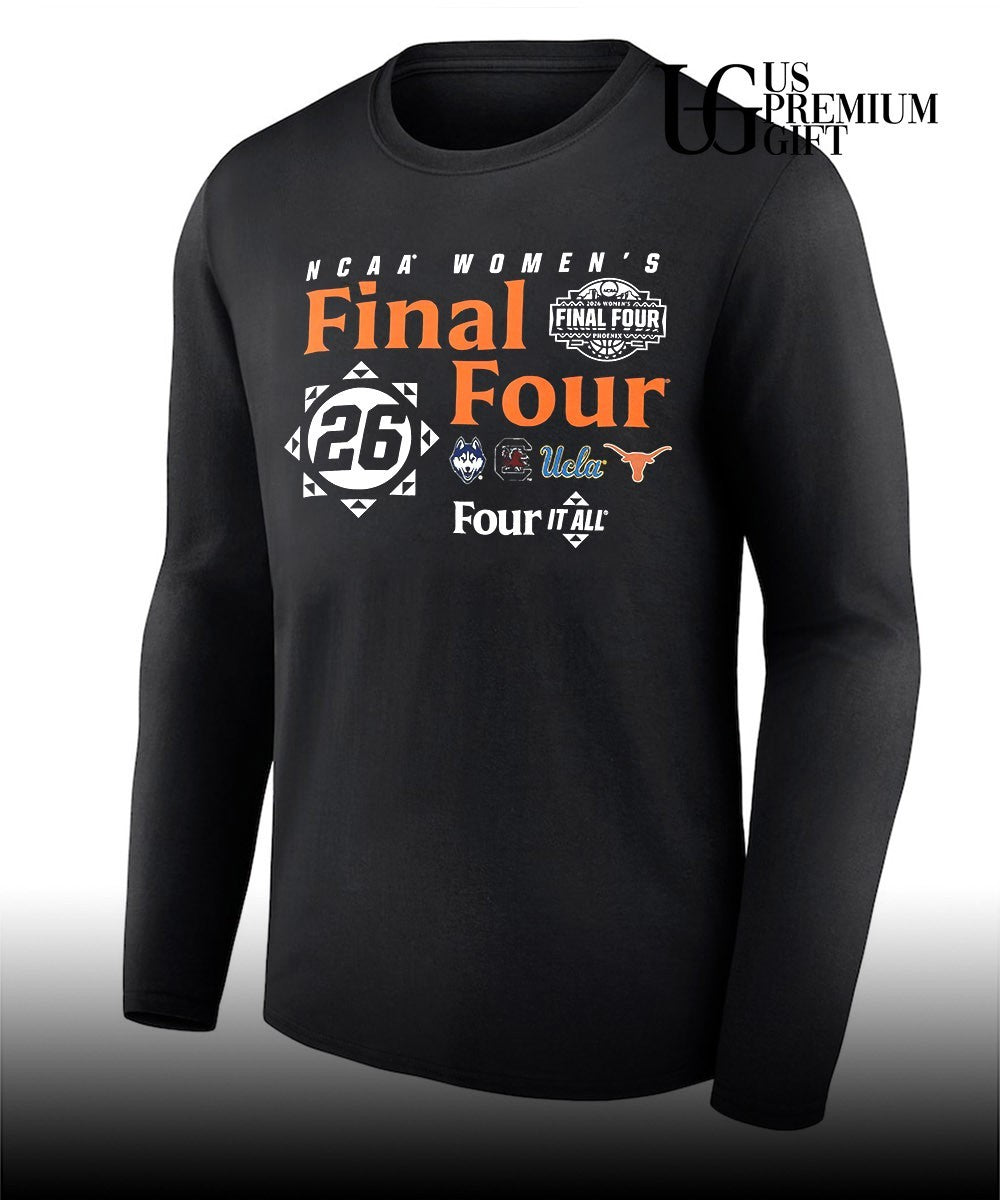 NCAA Women’s Final Four Four It All 2026 Phoenix logo shirt