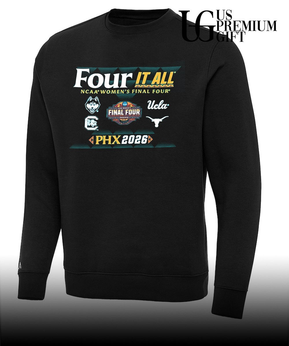 NCAA Women’s Final Four Four It All PHX26′ logo shirt