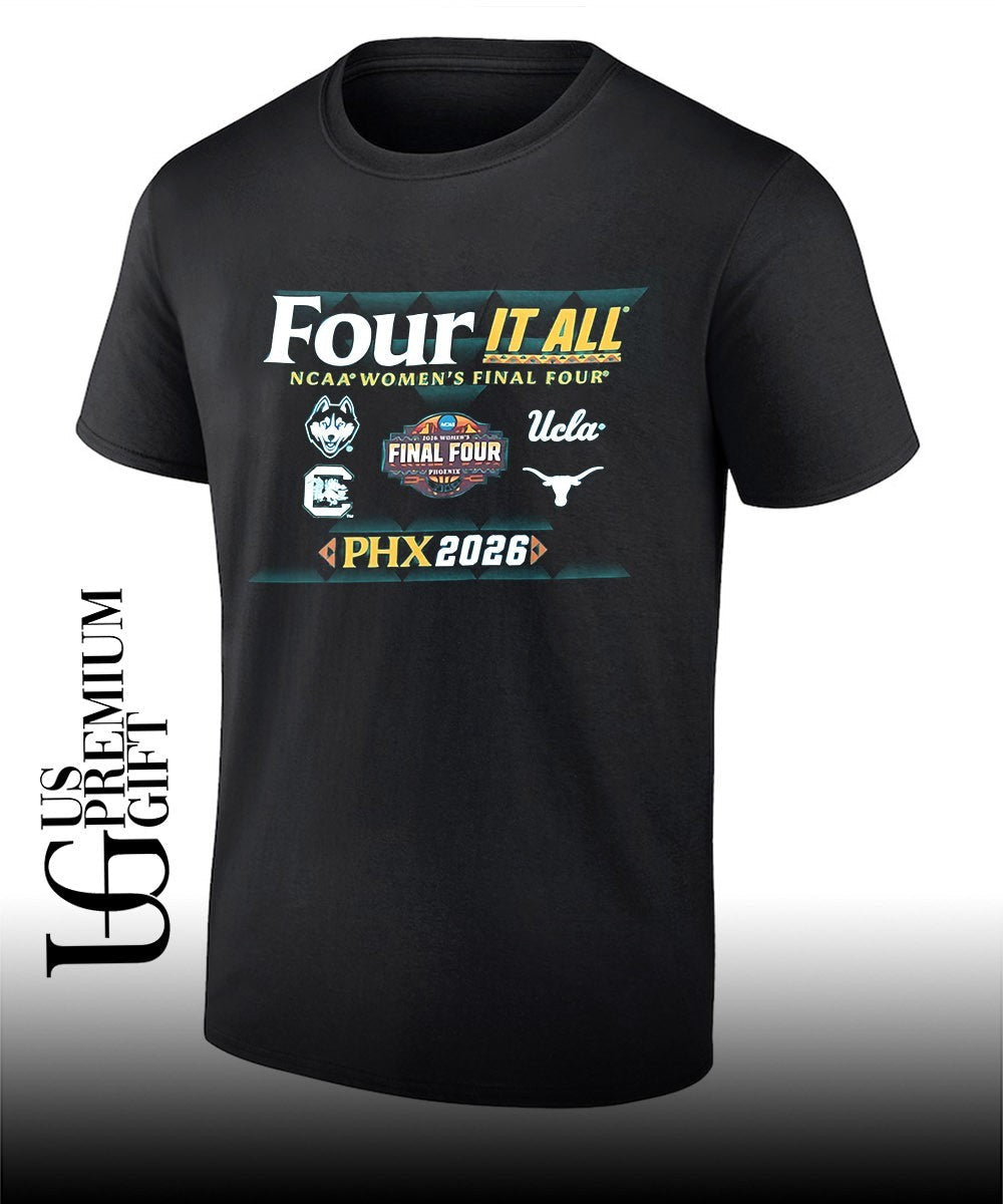 NCAA Women’s Final Four Four It All PHX26′ logo shirt