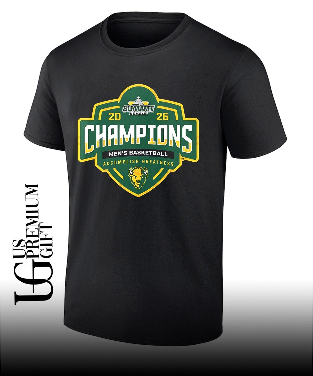 NDSU Bison Basketball Summit League Champions 2026 shirt