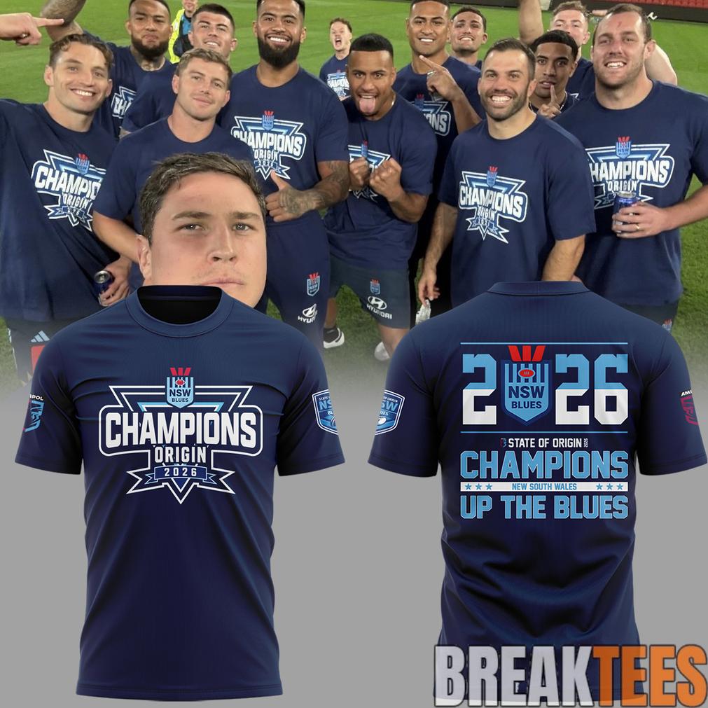 NSW Blues 2026 State Of Origin Champions Champions Limited Edition Shirt