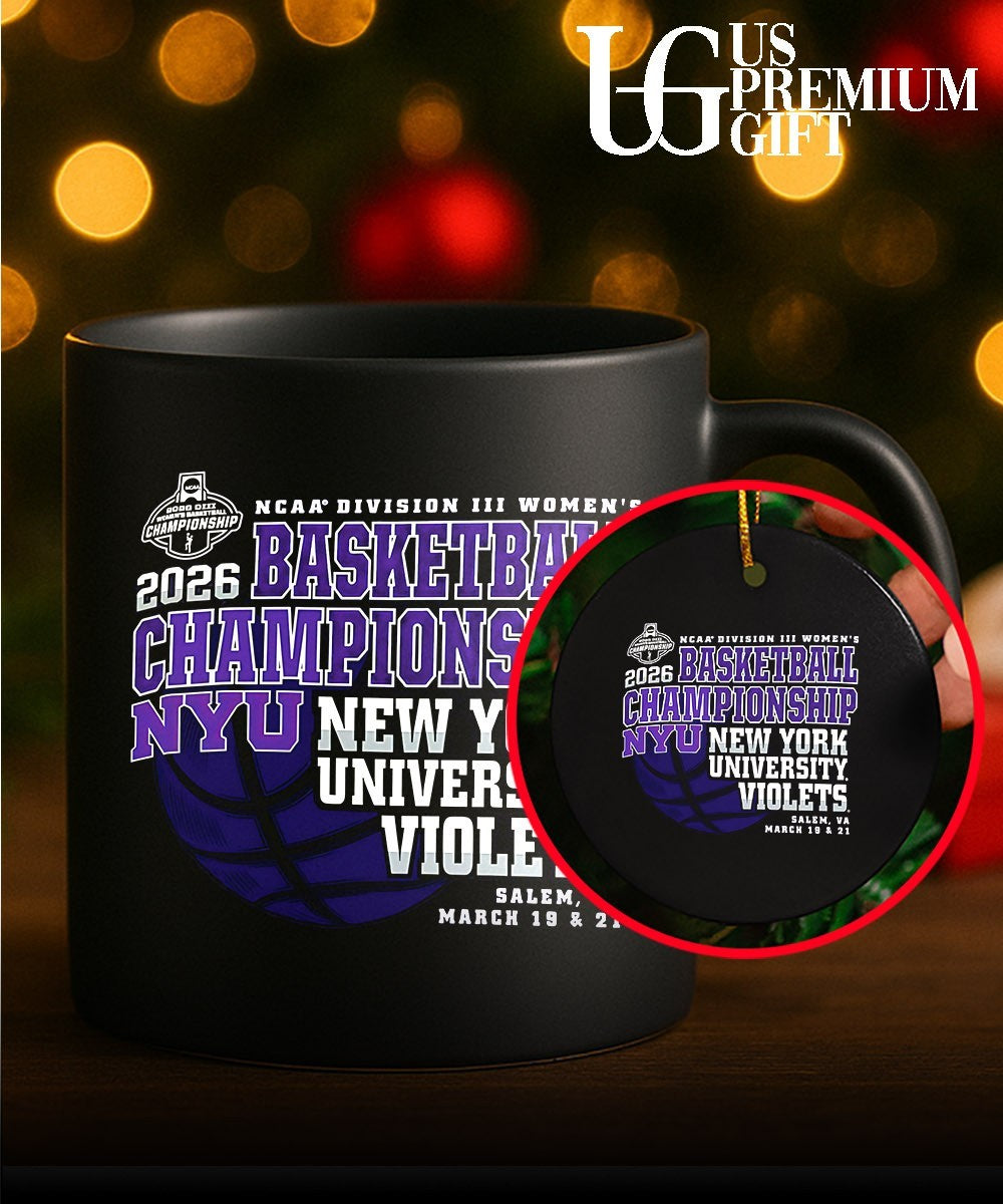 NYU Violets NCAA Division III Women’s Basketball Championship 2026 shirt