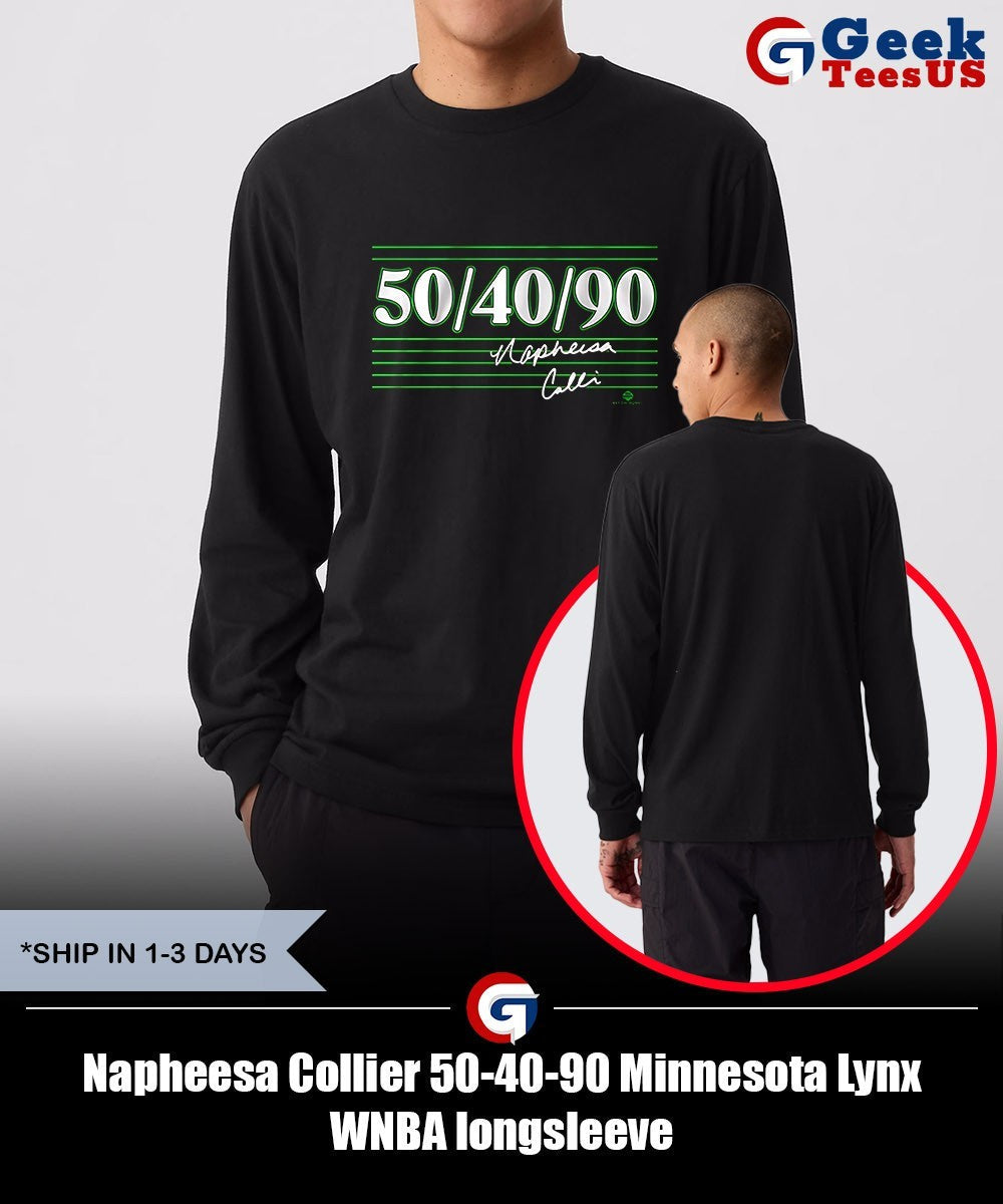 Napheesa Collier 50-40-90 Minnesota Lynx WNBA shirt