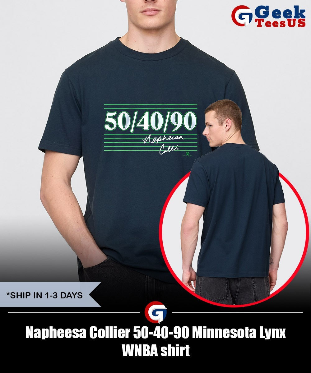 Napheesa Collier 50-40-90 Minnesota Lynx WNBA shirt